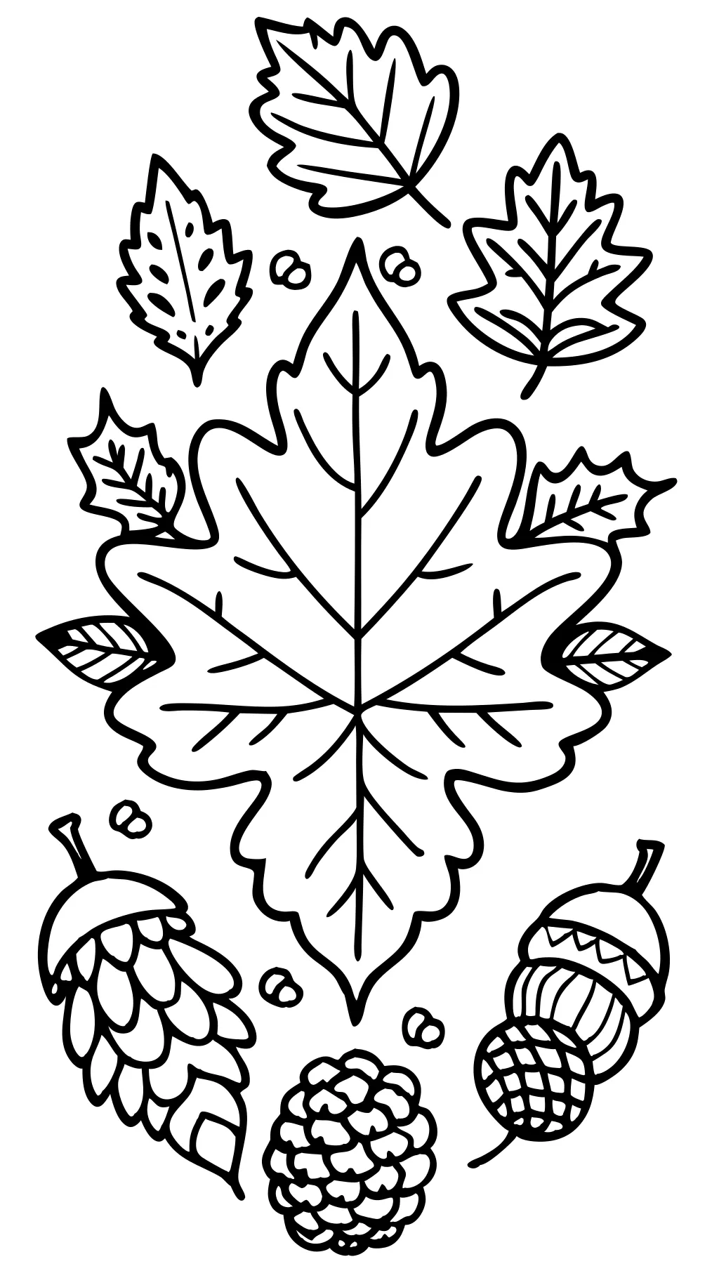 fall floiage coloring pages for adults